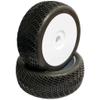 Raw Speed 180103SB Radar 1/8 Buggy Tires, Soft Compound, w/ Black Inserts view 1