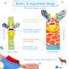 Baby Wrist Rattles and Sock Toys - Newborn 0-6 Months, 8PCS Soft Foot Finder Set, Hand and Feet Sensory Developmental Socks for Infants, Girl Boy Gifts view 2