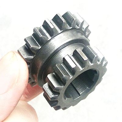 Main Shaft Double Gear, Transmission Box Walking Gear(2pcs/lot)