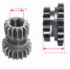 Main Shaft Double Gear, Transmission Box Walking Gear(2pcs/lot) view 2