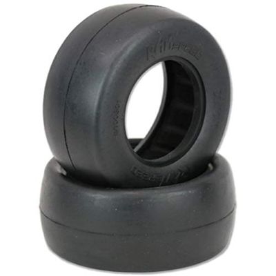 Raw Speed 100501SB Slick SCT No-Prep Drag Tires, Soft Compound, w/ Black Inserts, 2.2x3