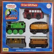 5-Car Gift Pack with Henrietta - Genuine Replacement for Thomas & Friends Wooden Railway by Learning Curve 5-Car Gift Pack with Henrietta - LC99098
