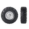 1.9" Metal Beadlock Wheel Rims& Rubber Tires for RC Wraith TRX-4 Axial SCX10 90046 90048 Redcat D90 CC01 axial rr10 Bomber Crawlers view 3