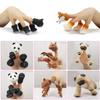 MIMIDOU Cute Animal Finger Puppets Toys 5 Set, Panda, Squirrel, cat, Shiba Inu, Pug, Role-Telling Animal Puppets, an Excellent Gift for Kids. view 3