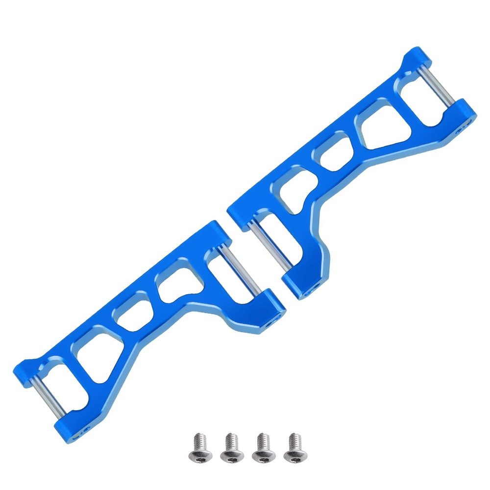 Hobbypark Aluminum Upper Suspension Arms for Traxxas Maxx V1 Upgrades, Front or Rear, Replacement Parts of 8929 (Blue)