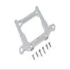 Axial 1/10 SCX10 III JT Gladiator (AXI03006) Upgrade Parts Aluminum Rear Bumper Mount - 1Pc Set Silver view 1