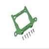 Axial 1/10 SCX10 III JT Gladiator (AXI03006) Upgrade Parts Aluminum Rear Bumper Mount - 1Pc Set Green view 1