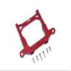 Axial 1/10 SCX10 III JT Gladiator (AXI03006) Upgrade Parts Aluminum Rear Bumper Mount - 1Pc Set Red view 1