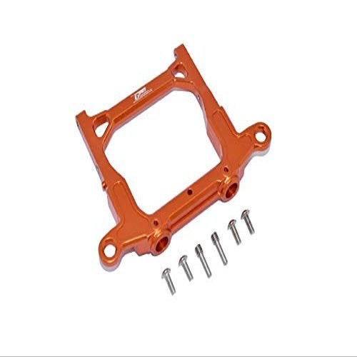 Axial 1/10 SCX10 III JT Gladiator (AXI03006) Upgrade Parts Aluminum Rear Bumper Mount - 1Pc Set Orange