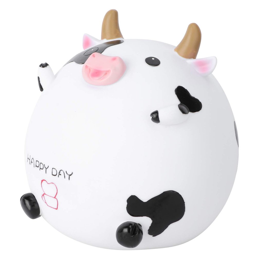 Cabilock 1pc Cow-Pattern Cartoon Money Box for Boys and Girls Saving Pot for and Cute Desktop Adornment for Festivals and Special Occasions