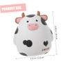 Cabilock 1pc Cow-Pattern Cartoon Money Box for Boys and Girls Saving Pot for and Cute Desktop Adornment for Festivals and Special Occasions view 3