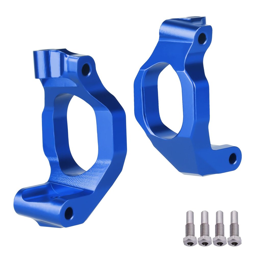 Hobbypark Aluminum Caster Blocks C-hubs for Traxxas Maxx WideMaxx Upgrades, Compatible with V1 or V2 Maxx, Replace 8932