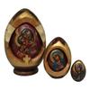 BuyRussianGifts Religious Nesting Dolls Virgin Mary Jesus Christ Authentic Matryoshka Easter Gift view 1