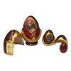 Holy Mother Religious Icon Egg 5 Piece Nesting Doll Set Made in Russia Wood/Easter Gifts view 4