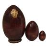 BuyRussianGifts Holy Mother Jesus Christ Nesting Dolls 5 Pieces Religious Matryoshka 6 inch Tall view 3