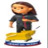Janitor Housekeeper Sanitation Essential Heroes Bobblehead Female Light view 1