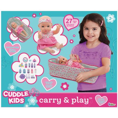 Little Darlings Carry and Play 12 Doll, multicolor (3739)