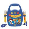 LEXiBOOK  Paw Patrol - Portable Karaoke Digital Player for Kids  Microphones, Light Effects, Bluetooth, Record and Voice Changer Functions, Rechargeable Battery, Blue/red, MP320PAZ view 1