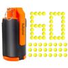 Ruibytree Tactical Plastic Toy Bomb for Nerf CS Nerf Rival Battle Game with 60PCS Rounds Refill Bullet Balls Ammo (Orange) view 1