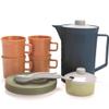 Bioplastic Tableware Tea and Coffee Service, 17 Elements view 1