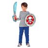 Widmann 97307 Piratensbel und Schild Pirate Sword and Shield, Multicoloured view 2