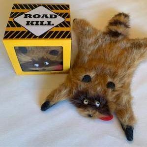 STUMParts Roadkill Gag Raccoon Hooks to Car, Jeep or Truck Grill