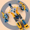 MIEBELY Toddler Robot Construction Vehicles Set  5Pcs Transforming Robots for Kids - Magnetic Toys with Sturdy Connectors  Easy DIY Assembly Function  5-in-1 Educational STEM Toys view 3