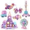 ASOK Magnetic Blocks Magnetic Tiles 133pcs 3D Castle Educational Learning and Development Toys for 3 4 5 6 7 8 9 Years Old Boys Girls Kids 133pcs view 1