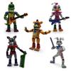 Toysvill Inspired by Five Nights at Freddys | FNAF Security Breach PizzaPlex Collection | Freddy's Action Figures Toys, Set 5 pcs [Roxanne Wolf, Glamrock Chica, Montgomery Gator, Glamrock Fred, Vanny] view 1
