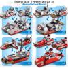Sitodier Military Battleship Building Block Set for Kids,811pcs 25 in 1 Cruiser Battle Ship Building Kit Toy for Boys Kids Ages 6-12 and 8-14, Beautiful Xmas Birthday Gift view 4