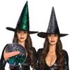 Boland 00907  Witch Hat with Reversible Sequins, 3 Assorted Colours, Witch, Magician, Wizard, Costume, Carnival, Theme Party view 2