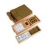 Adena Montessori Golden Beads Materials Decimal System Bank Game Mathematics Math Montessori Toys view 2