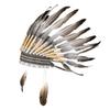 Boland 44091  Headdress Indian with Feathers and Beads, Chief, Wild West, Costume, Carnival, Theme Party view 2