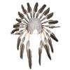 Boland 44091  Headdress Indian with Feathers and Beads, Chief, Wild West, Costume, Carnival, Theme Party view 3