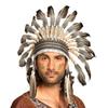 Boland 44091  Headdress Indian with Feathers and Beads, Chief, Wild West, Costume, Carnival, Theme Party view 4