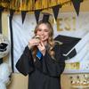 Boland 90610  Headband Graduation Hat, Black/Yellow, Tiara with Mini Hat, Student Hat, Graduation, Headpiece, Costume, Carnival, Theme Party view 3