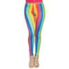 Boland - Women's Rainbow Leggings Stretch Multicoloured Stripes Bodycon Clown Flower Power Costume Carnival Theme Party view 2