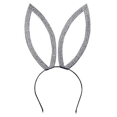 Boland 33018 - Dazzling Bunny Headband, Glittering Tiara with Rabbit Ears, Rabbit, Animal Costume, Carnival, Fancy Dress