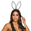 Boland 33018 - Dazzling Bunny Headband, Glittering Tiara with Rabbit Ears, Rabbit, Animal Costume, Carnival, Fancy Dress view 3