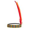 Boland - 44093 - Indian set, headband and axe, length 35 cm, tomahawk, multicoloured, extendable, decorated with feathers, boss, wild west, costume, carnival, theme party view 2