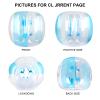 Inflatable Bumper Balls for Adults Human Hamster Balls for Adults Inflatable Lawn Game Ball 0.3mm Ultra-Thick PVC Toys Body Bumpers Ball Full Body for Outdoor Team Gaming Play (1PC (4FT Blue+White)) view 4