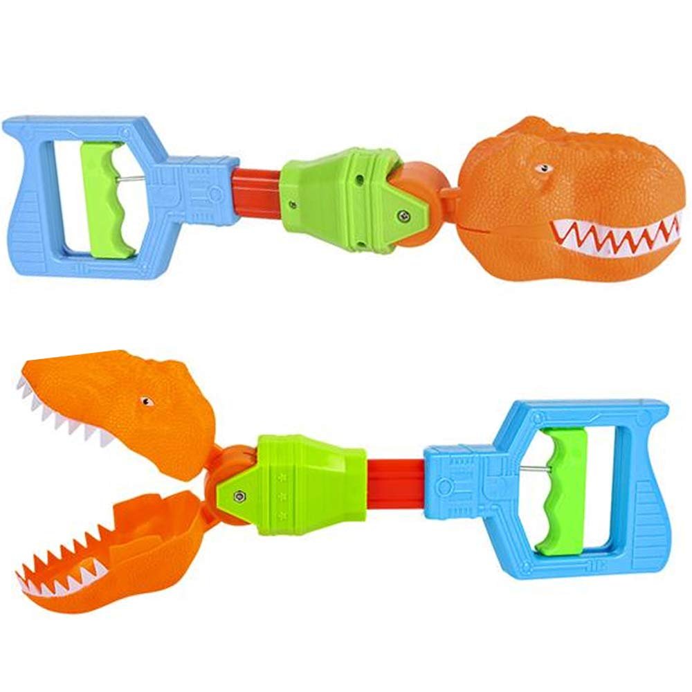 ArtCreativity Dino Robot Hand Grabber, Set of 2, 14 Inch Robotic Arm Reacher Grab Claw, Cool Grabbing Stick for Kids, Fun Dinosaur Toys for Boys and Girls, Great Holiday and Birthday Gift Idea