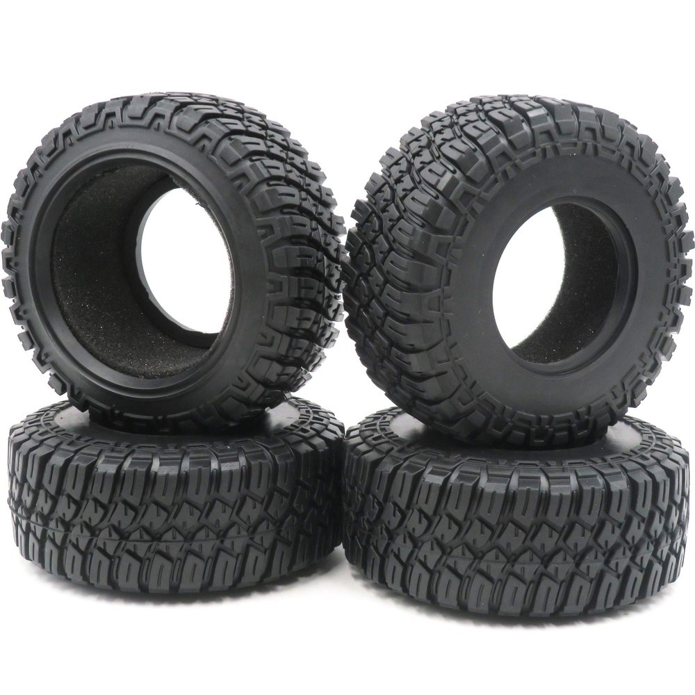 4pcs 1/10 RC 2.2/3.0inch Short Course SC Tires Tyres Height 118mm/4.64inch