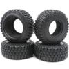 4pcs 1/10 RC 2.2/3.0inch Short Course SC Tires Tyres Height 118mm/4.64inch view 1