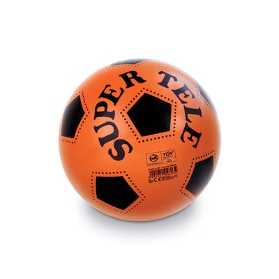 mondo - SUPERTELE Fluo BIO Toys -Baby Super Canvas Ball-Assorted Colors-BioBall-04603, Multicolor, 5, 04603