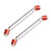 Ejoyous RC Drive Shaft, 2Pcs Metal Drive Shaft Accessory Fit for SCX10 D90 1/10 RC Car, Adjustable Length from 110-150mm view 1