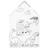 Easy Playhouse Cardboard Dinosaur House - Kids Art & Craft for Indoor & Outdoor Fun, Color Dino Species, 32inchesX26.5inchesX40.5inches view 4