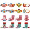 Wrist Rattles Foot Finder Rattle Toy for 0-4 Months Baby, Feet Leg Ankle Socks Arm Hand Bracelet Shaker for 4-8 Months Infant boy & Girl, Gift Set for 0-1 Years Newborn Babies (5 pcs-A) view 4