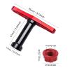 HobbyPark 17mm Hex Wheel Nuts Adapter with Wheel Hex Wrench Tool for Traxxas X-Maxx E-Revo E-Maxx Summit Monster Truck RC Tires (with Red Nuts) view 2