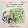 Cali's Books Dinosaur Alphabet Book Toddlers 1-3 - Dino ABC, Headphone Jack, Musical Books Kids, Interactive Talking Baby Toddler Sound Book, Educational Song Learning Toys Singing Music Toy Babies view 3